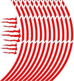 Resim Reflektör Universal Kesik Jant Şeridi F.Kırmızı N11.957 