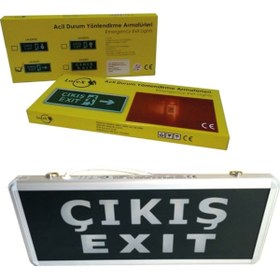 Resim FM Trafik Ledli Acil Durum Yönlendirme Armatürü (çıkış Exit ) 