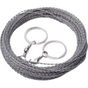 Resim Quueppty Mini Paslanmaz Çelik Tel Testere, Cep Testeresi, Taşınabilir Kamp Testeresi Tel Testere, Tel El Testeresi Tarla Testeresi Tel 10M (Yurt Dışından) 