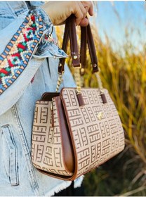 Resim Miami Polo Zincir Detaylı Kadın Çanta Miami Vizon 