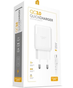 Resim TAHAL KUYUMCULUK QCT30 Tüm Type-C Girişli Telefonlara Uyumlu 3.0 Amper 18W Hızlı Şarj Seti Orijinal 3.0A Garantili 