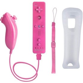 Resim Cbtx 8512 Wii U / Wii Konsol Uzaktan Denetleyici Oyunu Kablosuz Tutma Kavrama Yerleşik Hareket Plus Rose Pembe 