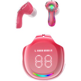 Resim Nettech Nt-bth27 Işıklı Kulakiçi Bluetooth Kulaklık - Pembe 