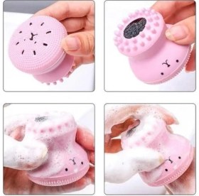 Resim Bfs Peeling Etkili Mini El Yüz Cilt Temizleme Fırçası Silikon Temizlenmesi Kolay Siyah Nokta Gi 