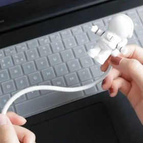 Resim Buffer Usb Astronot Gece Lambası, Masa Lambası, Kitap Okuma Lambası Işığı 320-1 Kırmızı 