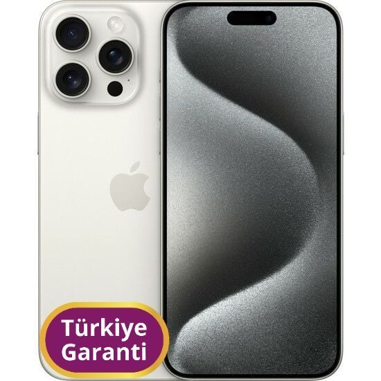 Apple iPhone 15 Pro Max TR Garanti | 256 GB Beyaz Fiyatı ve