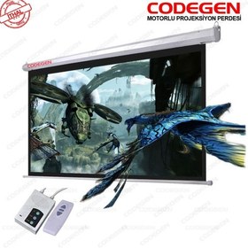 Resim CODEGEN COD-EX-30 300x225 Motorlu U.Kumandalı İthal Projeksiyon Perdesi (Siyah Fonlu) 