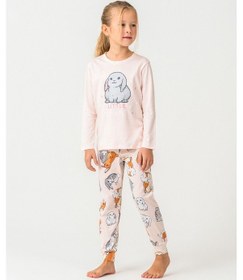 Resim Rolypoly Kız Çocuk Pembe Pijama Takım Rp3775-c-v2 Pembe 