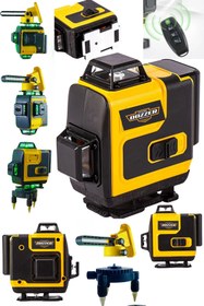 Resim DOZZER 12 Köşe Lazer Hizalama Makinası Takım Çantalı Ve Aksesuarlı 2 yıl Garantili 2 Akülü 