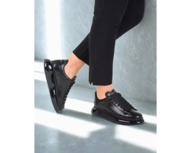 Resim Deri Şeffaf Ayakkabı Alexander Mcqueen Ithal 