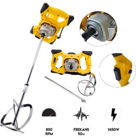 Resim Branzeg Harç Boya Karıştırıcı Mixer 1450W 