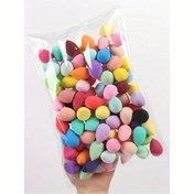 Resim Mini Çift Kullanımlı Renkli Güzellik Makyaj Süngerleri, Islak veya Kuru Olarak Kullanılabilir, Rastgele Renkler ve Şekillerle, Noel Hediyeleri, Günlük Fondöten ve Makyaj, ve Gizleme İçin Mükemmel, Arkadaşlar İçin Harika Bir Hediye. 
