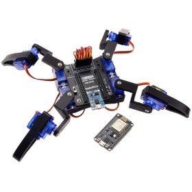 Resim JSumo Esp32 Tabanlı Wifi Örümcek Robot Kiti - Kendin Yap Dıy Demonte 