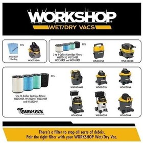 Resim Wet/dry Vacs Wet Dry Vakumlu Susturucu Ws25025 A 2 1/2 Susturucu/ Mağazası Boşluklar İçin Vakum Sabitleme 