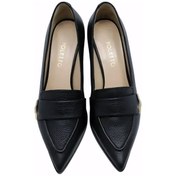 Resim Poletto Hakiki Deri Sıyah Ayakkabı Stiletto 9841 54-1299 Siyah 