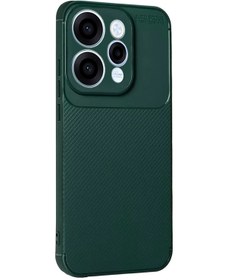 Resim Drnds Newface Oppo Reno 15 Auto Focus Karbon Kapak - Koyu Yeşil 