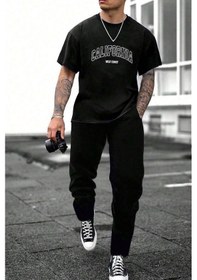 Resim Antrasit Eşofman Takımı Siyah4 