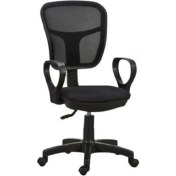 Resim Orianna Design Siyah Fileli Kollu Personel Koltuğu Ofis Bilgisayar Koltuğu Sekreter Sandalyesi 