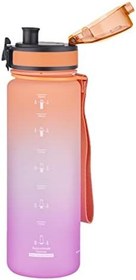 Resim Uzspace FiftyFifty 500ml Çift Renk Softtouch FF Collection Tritan Su Matarası Turuncu-Mor 