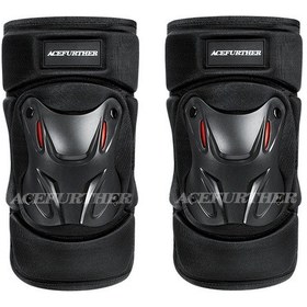 Resim Lokomotif Diz Pedleri Dirsek Rüzgar Geçirmez Sıcak Koruyucu Motosiklet Açık Bacak Pedleri Siyah - Titanyum 