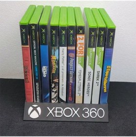 Resim Srd3dMaker Xbox 360 Uyumlu 10 Oyun Kapasiteli Oyun Kutusu (CD) Rafı – Stand Organizer 