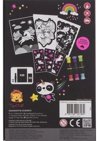Resim Tiger Tribe Neon Boyama Seti - Unicorns And Friends 