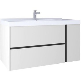 Resim Kobos Linear 100 Cm Lavabo Dolabı Bianco Kb710081 Diğer 