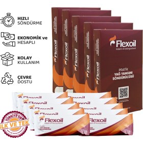 Resim Flexoil Pratik Yağ Yangını Söndürücü 10'lu Paket 