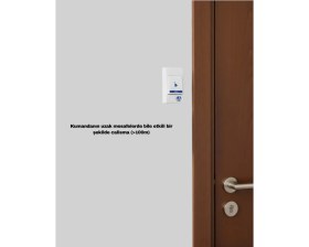 Resim Teknodayım Kablosuz Kapı Zili Kolay Kurulumlu Modern Kullanım 