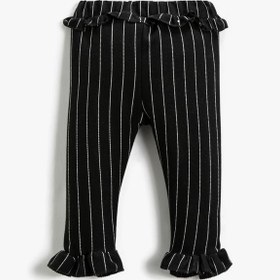Resim Kız Bebek Basic Fırfır Detaylı Tayt Beli Lastikli 