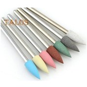 Resim Tırnak Törpüsü Bit Döner Küçük 2.35mm Güzellik Salonu İçin Tırnak Parlatma Matkap Uçları 28 