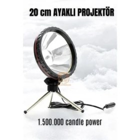 Resim Bfs 3 Ayaklı El Projektörü 360 Derece Avcı Projektörü Tekne Projektör 