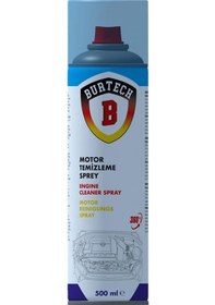 Resim Burtech Motor Dış Temizleme Sprey 500 Ml Su Kullanımı Gerektirmez 