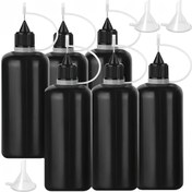 Resim 10 adet Siyah Yeniden Kullanılabilir Plastik Sıkma Şişeleri 30ml/1.01oz & 100ml/3.38oz - Tırnak Cilası Çıkarıcı, Kozmetikler, Boya, Kayganlaştırıcı için Hassas Dağıtım - Elde Yapım Sanat Projeleri, Sadece El Yıkama, Tırnak Bakım Ürünleri, El İşi Depolama Çözümleri, Şık Şişe Tasarımı, Basit Fonksiyonel Stil, Kolay Tutuşlu Nozul Kapak, Dayanıklı Plastik Şişeler 