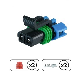 Resim Aptiv (Delphi) Fiat Fan Motor Soketi 2 Pin Kablosuz 