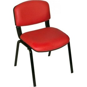 Resim Türksit Form Sandalye Deri 2'li Kırmızı Kırmızı 