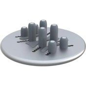 Resim BİPOWER STD-08 KABLO DÜZENLEYİCİLİ TELEFON STANDI GÜMÜŞ 