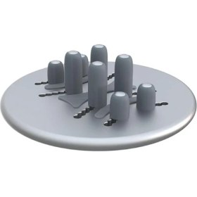 Resim BİPOWER STD-08 KABLO DÜZENLEYİCİLİ TELEFON STANDI GÜMÜŞ 