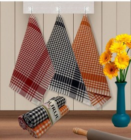 Resim Durul Kareli Kurulama Bezi 3'lü 