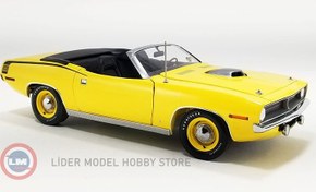 Resim 1:18 ACME 1970 Plymouth HEMI Cuda Convertible, yellow 