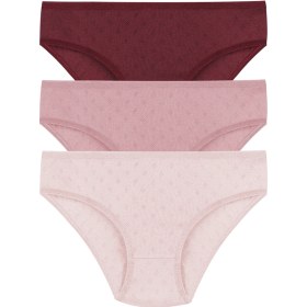 Resim Kadın 3'lü Transfer Ribana Bato 2059 Pembe 