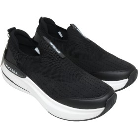 Resim Wickers Waykon Siyah-Beyaz Triko Sneaker Günlük Spor Ayakkabı 