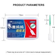 Resim 150 Adet/kutu Diş Ipi Sopa Diş Temizleme Diş Arası Fırça Diş Ipi Seçim Ağız Hijyeni Bakımı Ultra Ince Diş Ipi Diş 