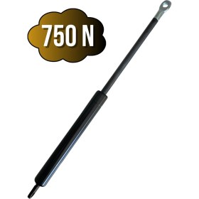 Resim DS Yapı Yatak Makası Pistonu Baza Açılır Makası PISTONU(750N Piston)(Tek Kişilik)(Siyah) 