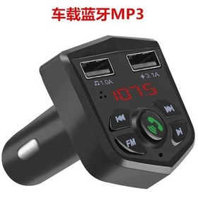 Resim Springsun 803e Bluetooth Araç Şarj Cihazı Araba Bluetooth Mp3 Çalar Araba Fm Vericisi Çift Usb Hızlı Şarj Bluetooth V5.0 Sürümü 