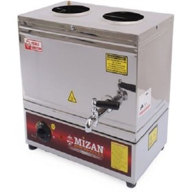 Resim Mizan Elektrikli 2 Demlik 19lt Çay Ocağı Kazanı Kaynaklı Pleytsiz 