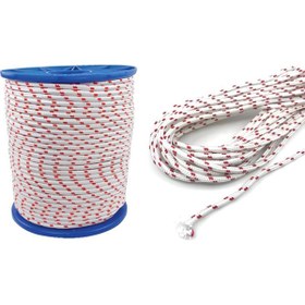 Resim Antalya Kent ekipmanları 10mm Iskota ip Polyester ip Halat ip Gemici ipi 1 Metre 