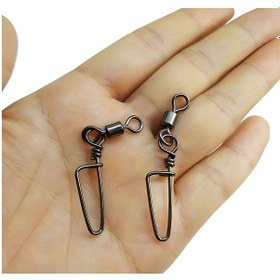 Resim Seoul 30 Adet No:7-14 Kg Çeker,nikel Kaplamalı Klipsli Fırdöndü 