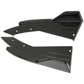 Resim Meridiangoods Mercedes Benz Cls W201 W222 Siyah Spoiler Uzantıları Hava Akışı Ve Koruma 