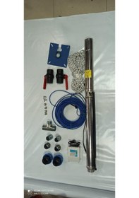 Resim Impo Sk 402/14 1hp Technoplast Başlıklı 45 Mt Yassı Kablolu Ve Panolu 90 Mt Halatlı Çift Vanalı Akıtma Başlıklı Monofaze Takım Dalgıç Pompa 